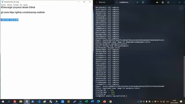 WordPress + configuraciones extras con Docker-Compose смотреть онлайн