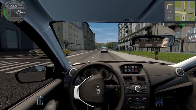 Бешеный таксист на калине 2 спорт в сити кар драйвинг - CITY CAR DRIVING + РУЛЬ смотреть онлайн