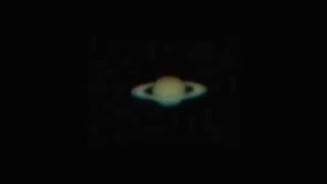 Saturn through a 10-inch telescope смотреть онлайн