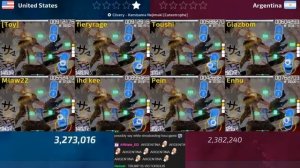 osu! World Cup 2016 | Round of 16 | USA vs Argentina /w Twitch Chat