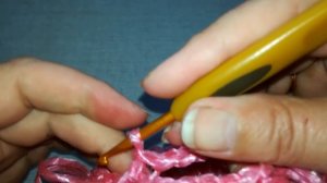 ✅ Мочалка  -  варежка. МК  вытянутые петли КРЮЧКОМ