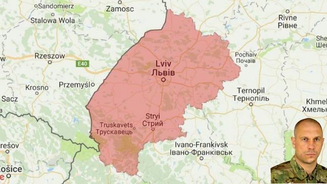 Львов на карте