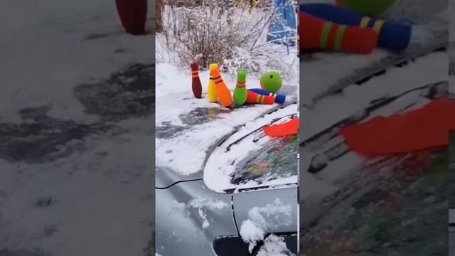 Боулинг на капоте машины смотреть онлайн