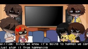 Past Afton's React To Their Future (+Some other people ig) | Part 2 | FNaF Au | BuckeryYes