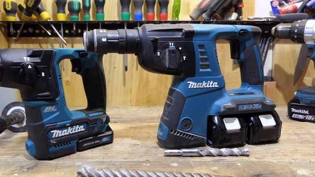 Makita 12v rotary hammer Drill Review | Makita CXT Concrete Drill смотреть онлайн