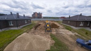 TimeLapse "Копка котлована под фундамент" Черносвитино