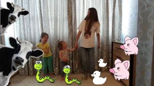 Бог велел Ною построить ковчег детские христианские песни с движениями kids songs Noah's ark