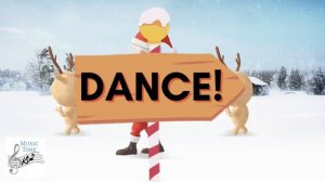Santa Claus Dance Animation Freeze Dance Activity for Kids