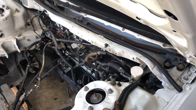 REMOVING THE ABS AC  POWER STEERING  1999 MITSUBISHI ECLIPSE GSX SEMA2019GSX aka ANGRY PANDA