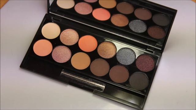 Моя коллекция косметики Тени Покупка под влиянием Youtube Sleek Oh so special Обзор и свотчи смотреть онлайн
