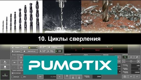 10 Pumotix. Циклы сверления