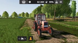 фарминг симулятор 20 палессе/ сенокос на мтз 550