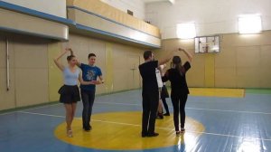 Финская полька. Обучающая схема. Школа ИБТ "Котильон"