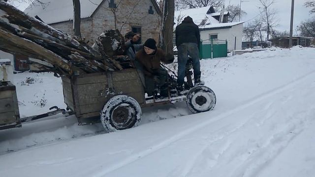 заготовка дров (трактор з хлама) смотреть онлайн