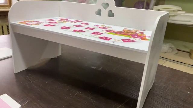 Скамья с ящиками для игрушек. Видео-сборка. смотреть онлайн