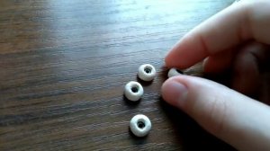 Колёса из ластика для фингерборда(тест)