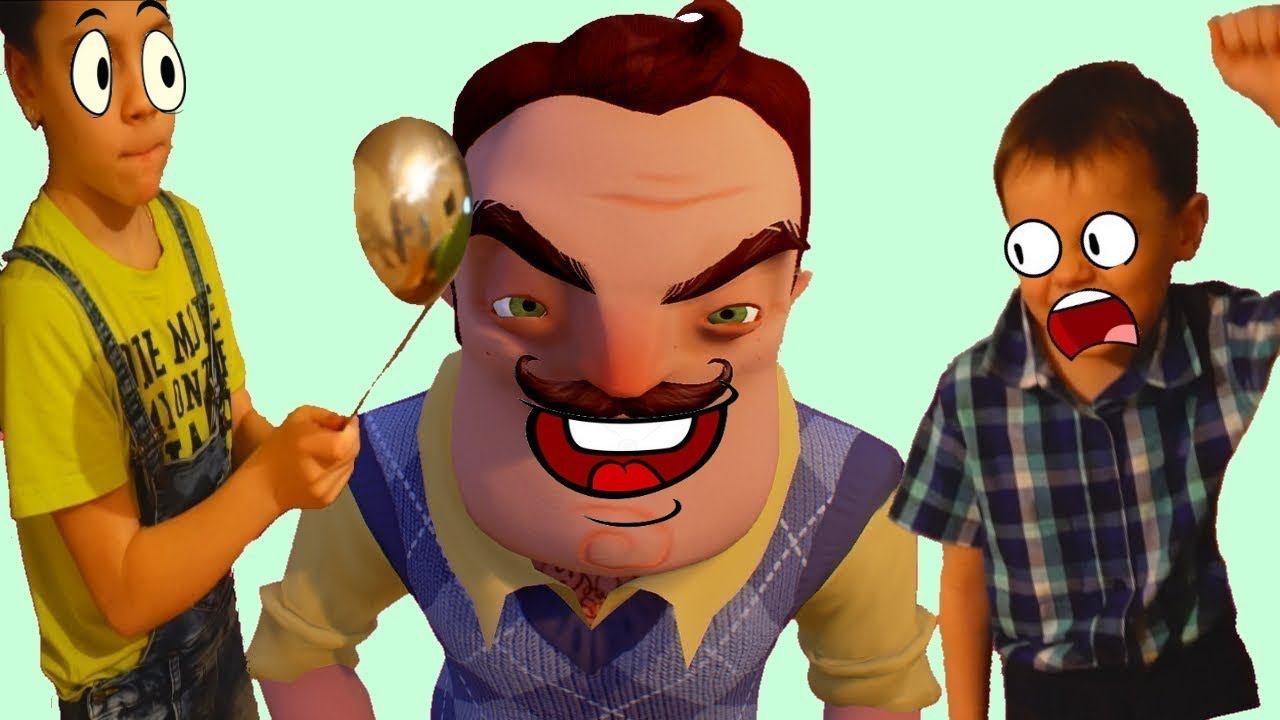 ПРИВЕТ СОСЕД у нас дома! Привет Сосед ищет детей! смотреть онлайн