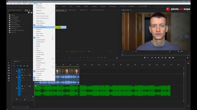 Premiere Pro. Чтобы музыка не мешала голосу (Sidechain). Урок по видеомонтажу, точнее звукомонтажу