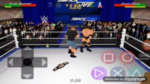 Wrestling Revolutions 3d Booking Career Wade Barret vs John Cena us championships1