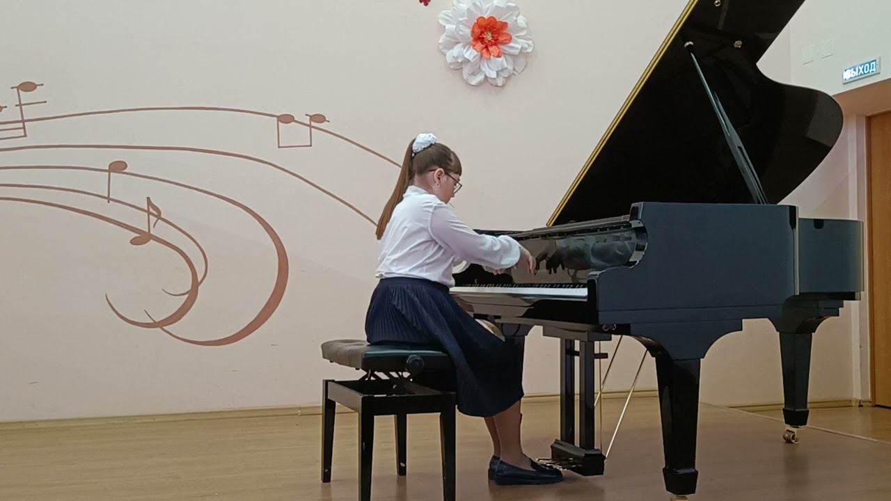 Насырова Вероника 4 кл. Д.Чимароза Соната g moll; А.Классен "Музыкальный эскиз" смотреть онлайн