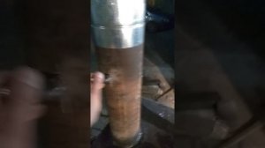 Дровяной котёл длительного горения.