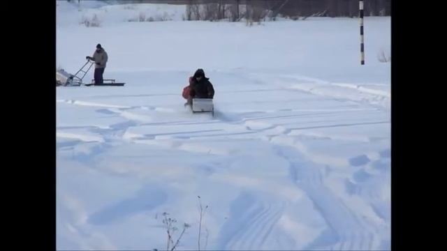 Мотобуксировщик "ОМИЧ" и форумчане Омск Хантер