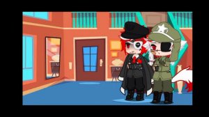 Countryhymans: Gacha club Реакция стран на шипы