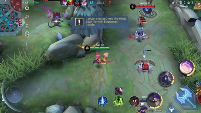 NANA NO DEAD...Got a Triple Kill .13 kill...!!!!100% MLBB смотреть онлайн