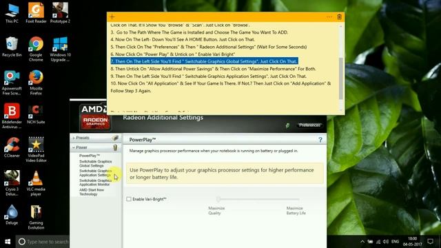 AMD Switchable Graphics Fix for Windows 7, 8, 8.1 & 10 (Step 1- 11) смотреть онлайн