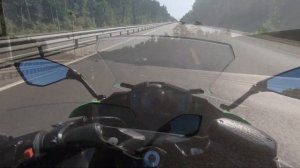 Kawasaki Ninja 650R. Испытание зеленого.
