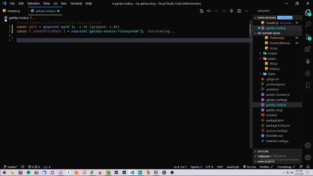 Part 4 - How to build a Blog with Gatsby and Tailwind using Markdown смотреть онлайн