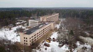 заброшенная стройка больницы в Кировске