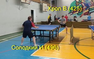 Встреча Солодкий И.(496)-Хрол (425).  Турнир в г.Сегежа 26 ноября 2023