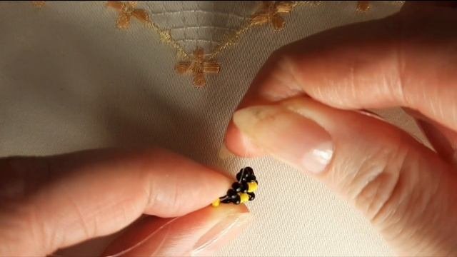 3D. Пчела из бисера? Beaded Bee ? #DIY #jelljewellery