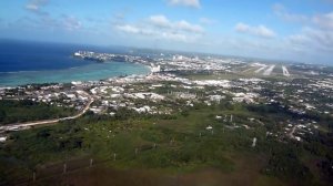 Hagåtña (Agaña), Guam. Visual approach and takeoff runway 6R