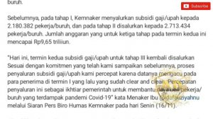 BLT Termin 2 Tahap 3 Cair - BLT Belum Cair Berikut Info Kemnaker