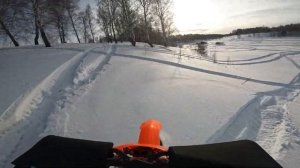 Сноубайк KTM EXC 250 TPI - Фрирайд по лесу