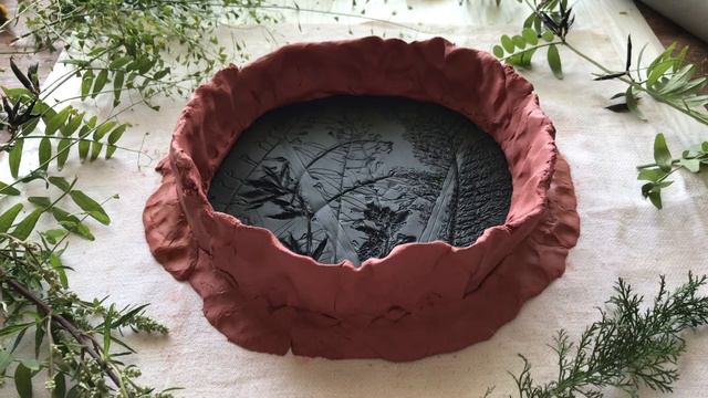Plaster flowers. Tutorial/Отпечатки растений. Мастер-класс. ЛУГОВЫЕ ТРАВЫ.