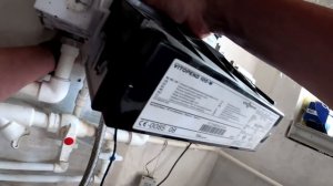 Замена вторичного, пластинчатого теплообменника на котле Viessmann vitopend 100