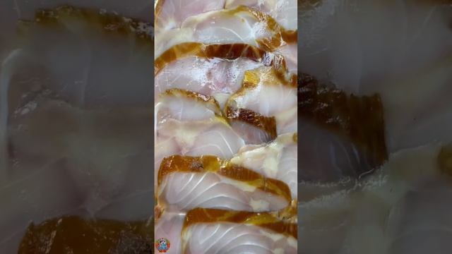 Нарезка из осетра, стерляди и белуги?Нежнейший деликатес! #вяленаярыба #вобла #осетр смотреть онлайн