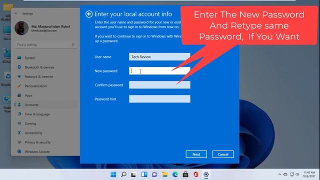 How To Switch Microsoft Account To Local Account On Windows 11 смотреть онлайн