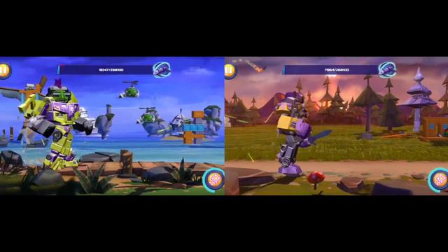 Angry Birds Transformers - TOUGHNESS TEST - No Ammo Allowed - WHO WILL SURVIVE ? смотреть онлайн