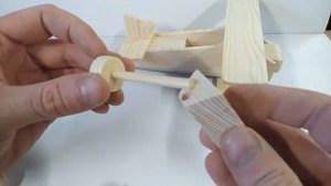 Самолет. Деревянная игрушка. Изготовление. DIY игрушки своими рукми