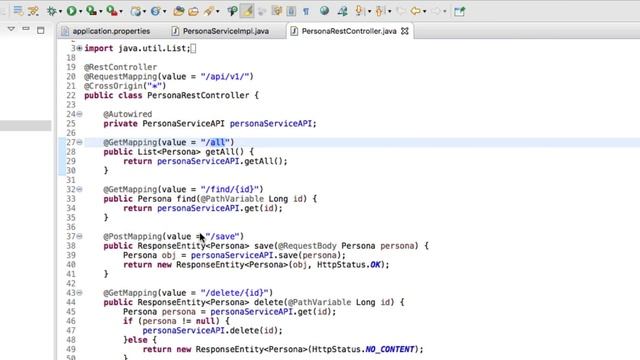 CRUD JQuery y Spring Boot API REST parte 1 | 4SoftwareDevelopers