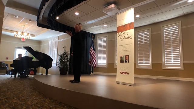 Jay Burken sings “Questo amor, vergogna mia” from Edgar by Puccini смотреть онлайн