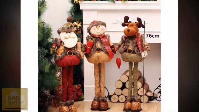 Игрушки Под Елку ! Санта Клаус/Снеговик Куклы .Детские Рождественские подарки смотреть онлайн