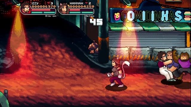 ПЕРВЫЙ ВЗГЛЯД на ФАЙТИНГ ПЛАТФОРМЕР 16-бит ный - ИГРАЮ С ЖЕНОЙ! - 99Vidas