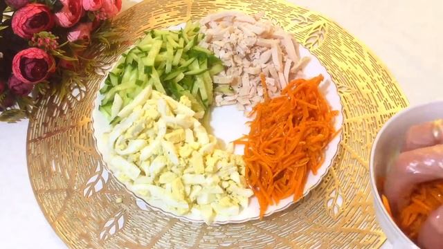 Вкусный салат|Сочитание этого салата ммм|Salad|Фатима салаты|
