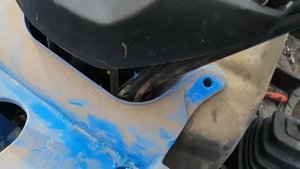 Снимаем бензобак на квадроцикле СТЕЛС ЛЕОПАРД.