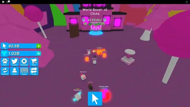 ПОДПИСЧИК ПРОКАЧАЛ МЕНЯ ЗА 1 СЕКУНДУ В СИМУЛЯТОРЕ КЛИКЕРА В РОБЛОКС! ROBLOX смотреть онлайн